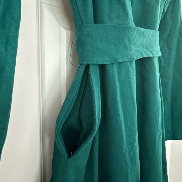 NWT Pact Organic Cotton Fit & Flare Ballet Dress- Mineral Size Small - Picture 3 of 7